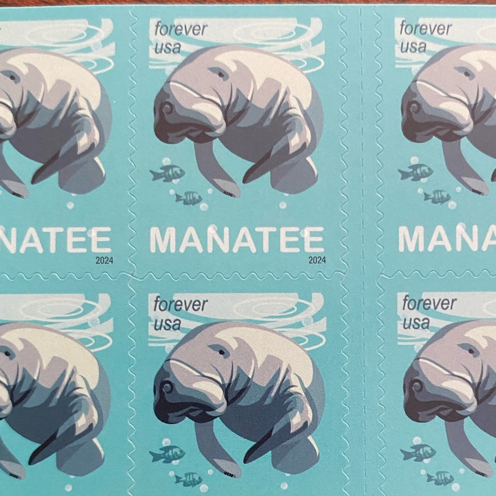 100 Forever Stamps $50 First Class Save Mantees 2024